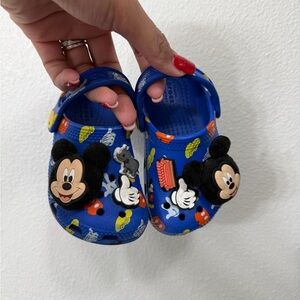 Kids Blue Mickey Mouse crocs